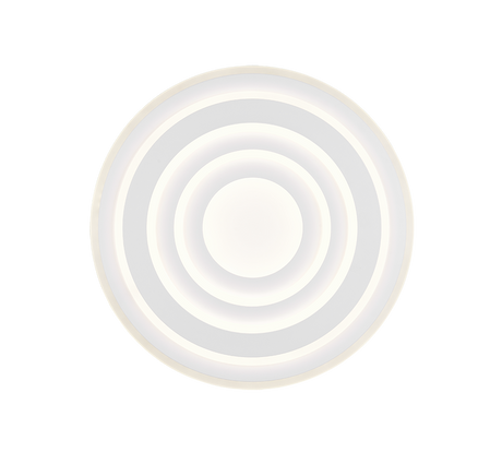 Plafón de techo Trio Costa LED blanco mate CCT Ø48cm 633510131