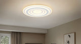Plafón de techo Trio Costa LED blanco mate CCT Ø48cm 633510131