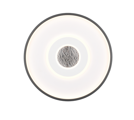 Plafón de techo Trio Nazar LED black and white 3000K Ø40cm 633910134