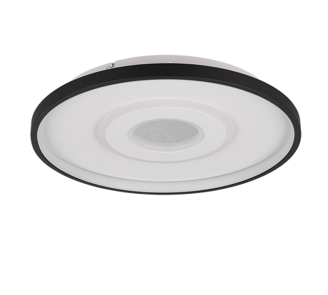 Plafón de techo Trio Nazar LED black and white 3000K Ø40cm 633910134