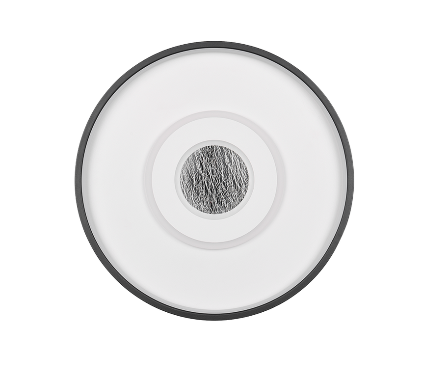 Plafón de techo Trio Nazar LED black and white 3000K Ø40cm 633910134