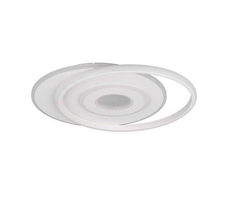 Plafón de techo Trio Nazar LED blanco mate 3000K 48,5cm 633919131