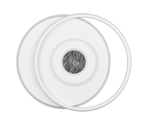 Plafón de techo Trio Nazar LED blanco mate 3000K 48,5cm 633919131