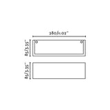 Lámpara de pared aplique Faro Milo E14 LED blanco 63420