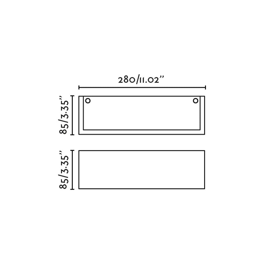 Lámpara de pared aplique Faro Milo E14 LED blanco 63420