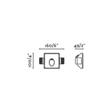 Empotrable de pared Faro Tuk LED blanco 2700K IP20 35° 63425 - imagen 3