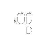 Lámpara de pared aplique Faro Kappu E14 LED blanco 63428