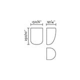 Lámpara de pared aplique Faro Kappu E14 LED blanco 63429