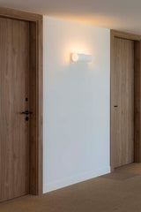 Lámpara de pared aplique Faro Trama 2 luces E14 LED blanco 63436