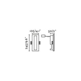Empotrable de pared Faro Plas LED blanco 2700K IP20 63491 - vista alternativa