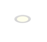 Plafón de techo Trio Kibo LED blanco mate Ø11,8cm 635019131