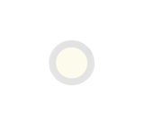Plafón de techo Trio Kibo LED blanco mate Ø11,8cm 635019131