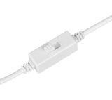 Plafón de techo Trio Kibo LED blanco mate Ø11,8cm 635019131