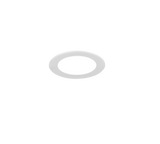 Plafón de techo Trio Kibo LED blanco mate Ø11,8cm 635019131