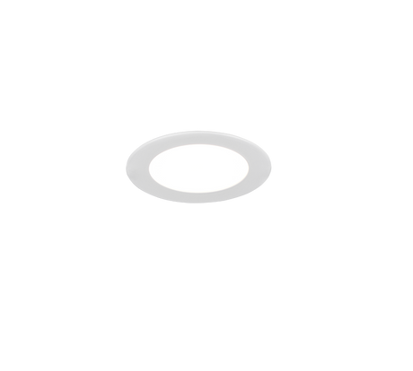 Plafón de techo Trio Kibo LED blanco mate Ø11,8cm 635019131