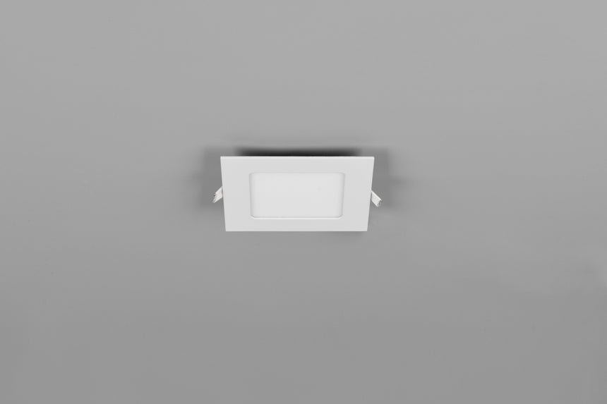 Plafón de techo Trio Kibo LED blanco mate 12cm 635029131
