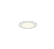 Plafón de baño exterior Trio Himal LED blanco IP65 Ø8,5cm 635110101
