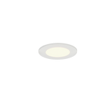 Plafón de baño exterior Trio Himal LED blanco IP65 Ø8,5cm 635110101