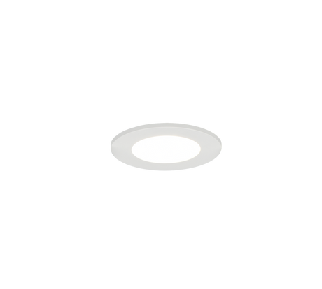 Plafón de baño exterior Trio Himal LED blanco IP65 Ø8,5cm 635110101