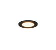 Plafón de baño exterior Trio Himal LED negro IP65 Ø8,5cm 635110102