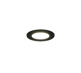 Plafón de baño exterior Trio Himal LED negro IP65 Ø8,5cm 635110102