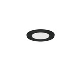 Plafón de baño exterior Trio Himal LED negro IP65 Ø8,5cm 635110102