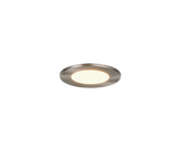 Plafón de baño exterior Trio Himal LED níquel mate IP65 Ø8,5cm 635110107