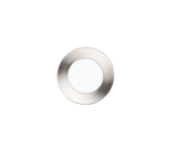 Plafón de baño exterior Trio Himal LED níquel mate IP65 Ø8,5cm 635110107