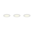 Plafón de baño exterior Trio Himal LED blanco IP65 Ø8,5cm 635110301