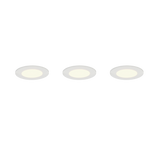 Plafón de baño exterior Trio Himal LED blanco IP65 Ø8,5cm 635110301