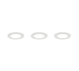 Plafón de baño exterior Trio Himal LED blanco IP65 Ø8,5cm 635110301