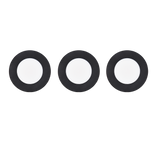 Plafón de baño exterior Trio Himal LED negro IP65 Ø8,5cm 635110302