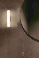 Lámpara de pared aplique Faro Volga LED 3000K IP44 negro mate — ref. 63512 (2)