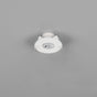 Plafón de techo exterior Trio Lamont LED blanco mate 3000K IP65 Ø8,2cm 635310131