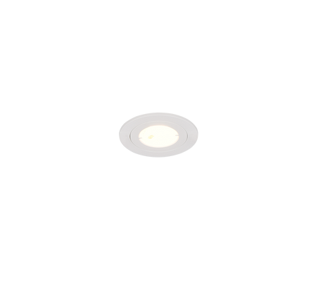 Plafón de techo exterior Trio Lamont LED blanco mate 3000K IP65 Ø8,2cm 635310131