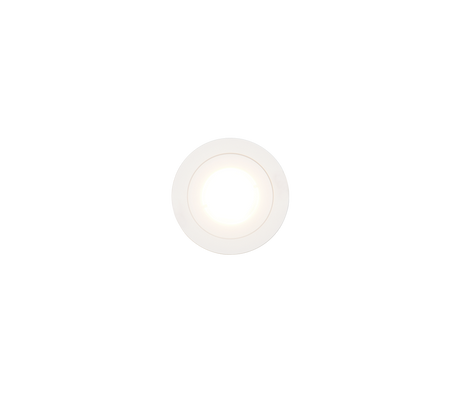 Plafón de techo exterior Trio Lamont LED blanco mate 3000K IP65 Ø8,2cm 635310131