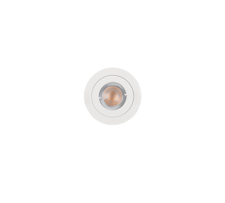 Plafón de techo exterior Trio Lamont LED blanco mate 3000K IP65 Ø8,2cm 635310131