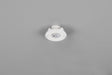 Plafón de techo exterior Trio Lamont LED blanco mate 4000K IP65 Ø8,2cm 635314131
