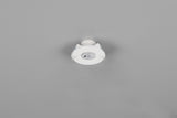 Plafón de techo exterior Trio Lamont LED blanco mate 4000K IP65 Ø8,2cm 635314131
