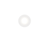Plafón de techo exterior Trio Lamont LED blanco mate 4000K IP65 Ø8,2cm 635314131