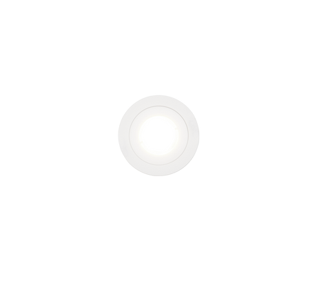 Plafón de techo exterior Trio Lamont LED blanco mate 4000K IP65 Ø8,2cm 635314131
