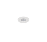 Plafón de techo exterior Trio Lamont LED blanco mate 4000K IP65 Ø8,2cm 635314131