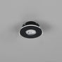 Downlight empotrable exterior Trio Lamont LED 4000K IP65 Ø8,2cm negro mate — ref. 635314132 (1)