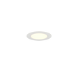 Plafón de baño Trio Virunga LED blanco mate IP44 Ø11cm 635410131