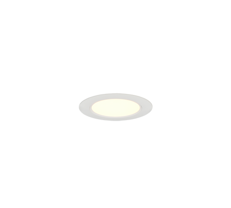 Plafón de baño Trio Virunga LED blanco mate IP44 Ø11cm 635410131