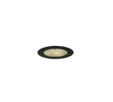 Plafón de baño Trio Virunga LED negro mate IP44 Ø11cm 635410132