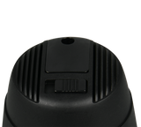 Plafón de baño Trio Virunga LED negro mate IP44 Ø11cm 635410132