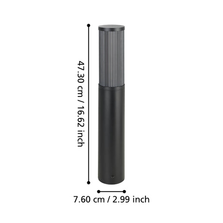 EGLO BALIZA/JARD SALLE PQ.NEGRO EGLO901034
