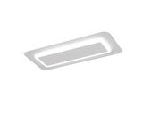 Plafón de techo Trio Riva LED blanco mate CCT 40cm 636714131