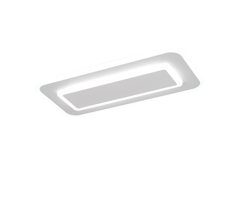 Plafón de techo Trio Riva LED blanco mate CCT 40cm 636714131